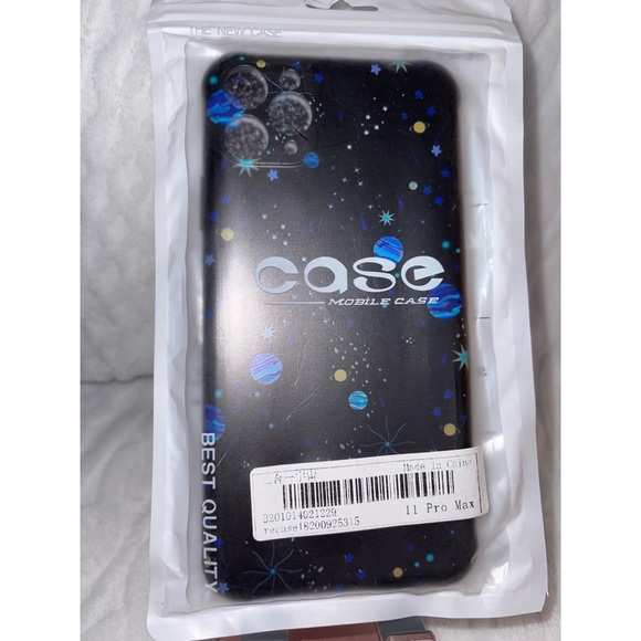 Black Galaxy Blue Planets iPhone 11 Pro Max Case💙 - Picture 17 of 17
